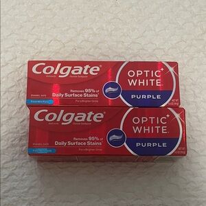 NWT Colgate Optic White Purple Toothpaste